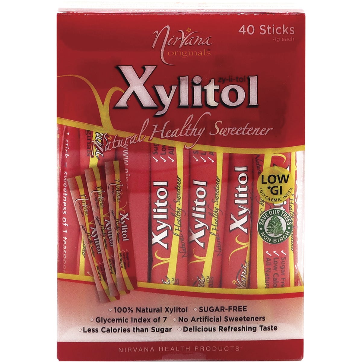 Nirvana Originals- Xylitol Sticks-40x4g