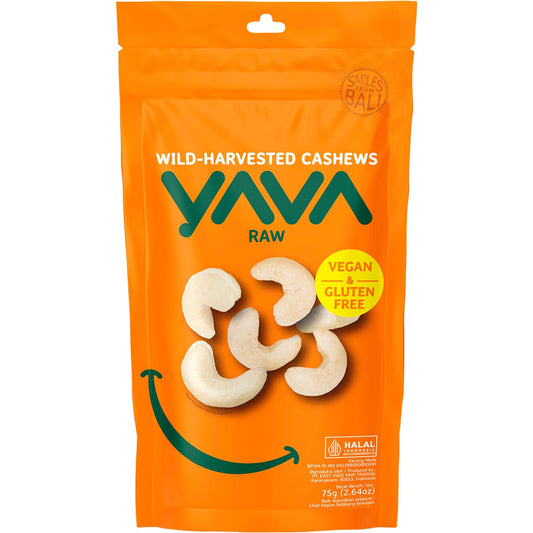 YAVA- Wild-Harvested Cashews Raw-75g