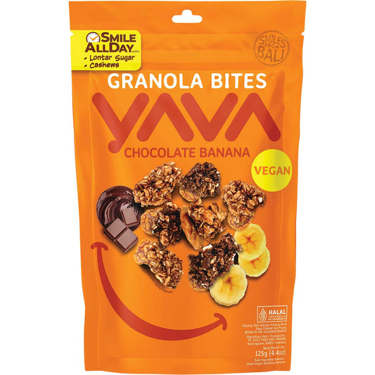 YAVA- Granola Bites Chocolate Banana-125g
