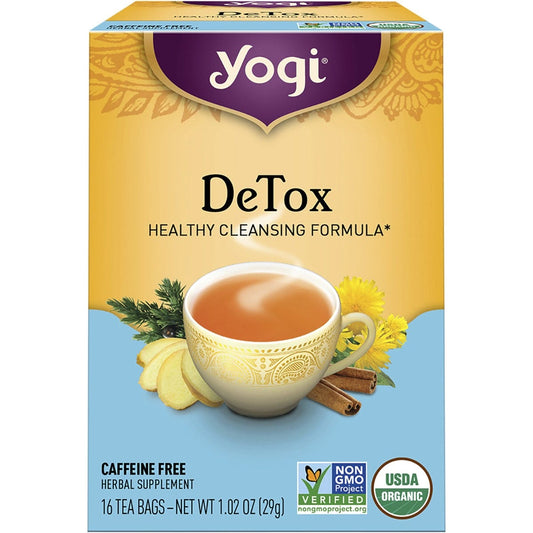 Yogi Tea- Herbal Tea Bags DeTox-16pk