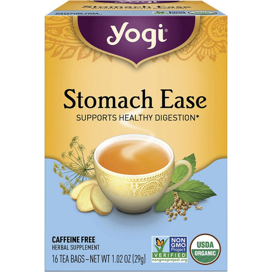 Yogi Tea- Herbal Tea Bags Stomach Ease-16pk