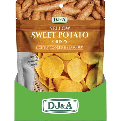 DJ&A- Yellow Sweet Potato Crisps-10x55g