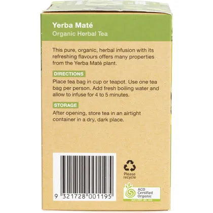 Planet Organic- Yerba Maté Herbal Tea Bags-25pk