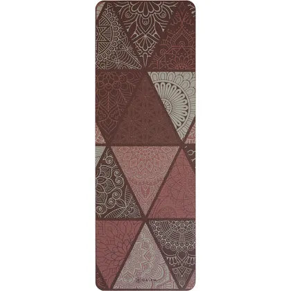 Gaiam- Yoga Mat Premium Support 6mm Seaglass Claret 61cm x 173cm-