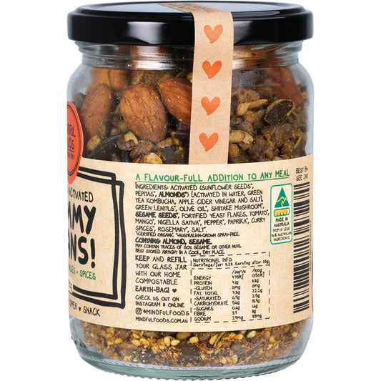 Mindful Foods- Yummy Beans Organic & Activated-290g