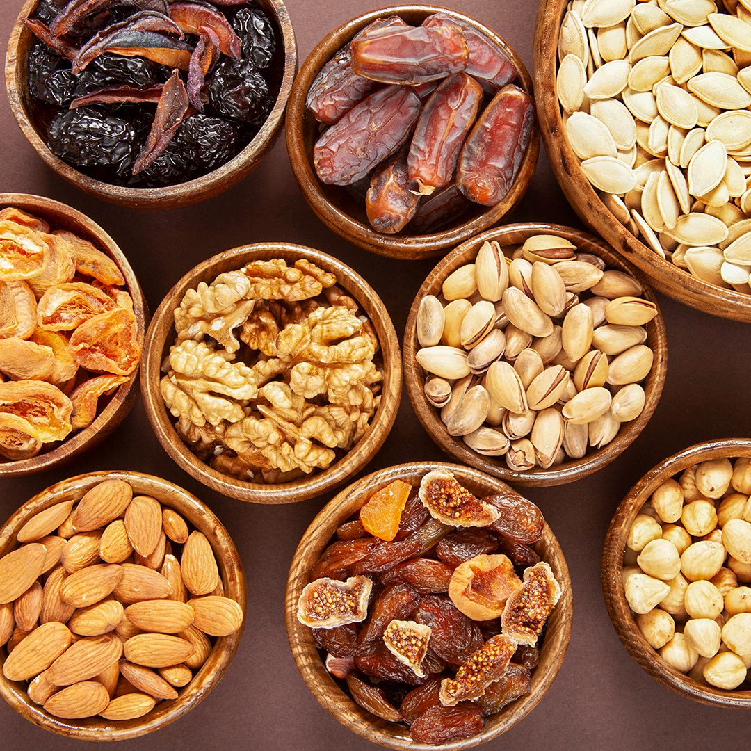 Dried Fruits, Nuts & Seeds