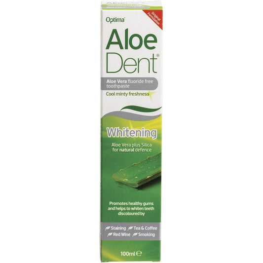 Aloe Dent- Toothpaste Fluoride Free Whitening-100ml