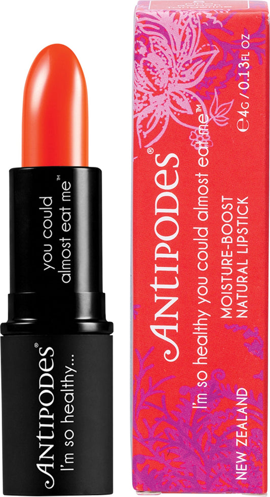 Antipodes- Piha Beach Tangerine Lipstick-4g