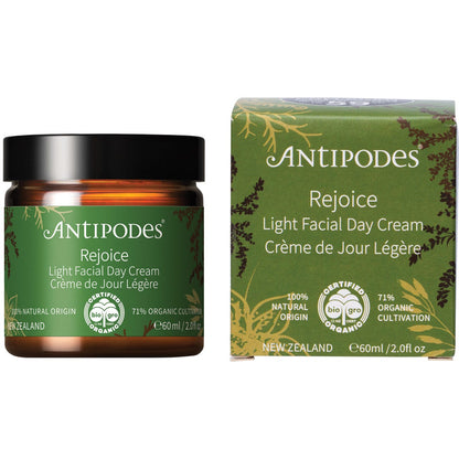 Antipodes- Rejoice Light Facial Day Cream-60ml