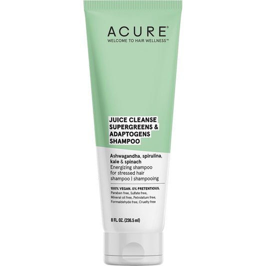 ACURE- Juice Cleanse Supergreens & Adaptogens Shampoo-236ml