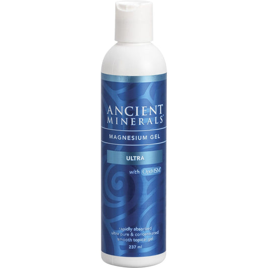 Ancient Minerals- Magnesium Gel (50%) & MSM Ultra-237ml