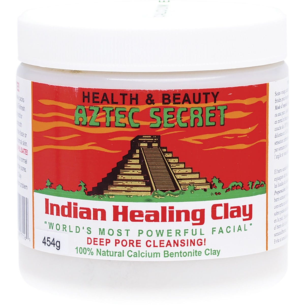 Aztec Secret- 100% Natural Calcium Bentonite Clay Facial Clay-454g
