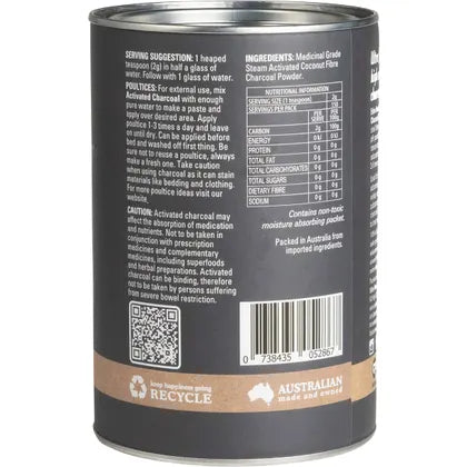 Eden Healthfoods- Activated Charcoal Steam Activated Charcoal Powder-300g