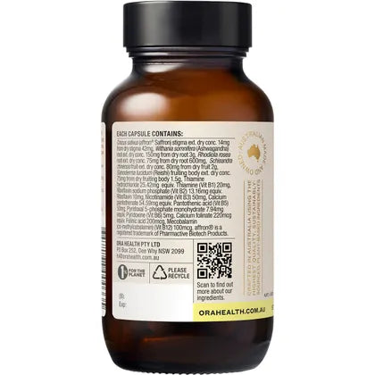 Ora Health- Adrenal Tonic+-60 Caps