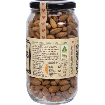 Mindful Foods- Almonds Organic & Activated-500g