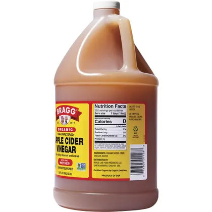 Bragg- Apple Cider Vinegar Unfiltered with The Mother-3.8L