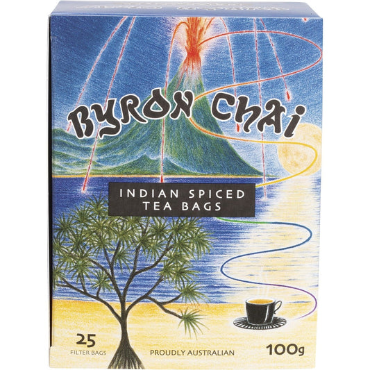 Byron Chai- Indian Spiced Tea Bags-25pk