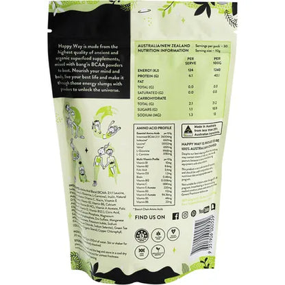 Happy Way- BCAA Powder Green Apple-300g