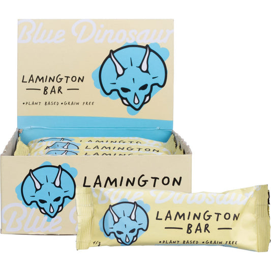 Blue Dinosaur- Lamington Snack Bar -12x45g