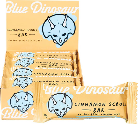 Blue Dinosaur- Cinnamon Scroll Snack Bar-12x45g