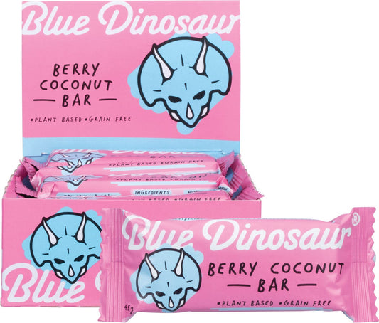 Blue Dinosaur- Berry Coconut Snack Bar-12x45g