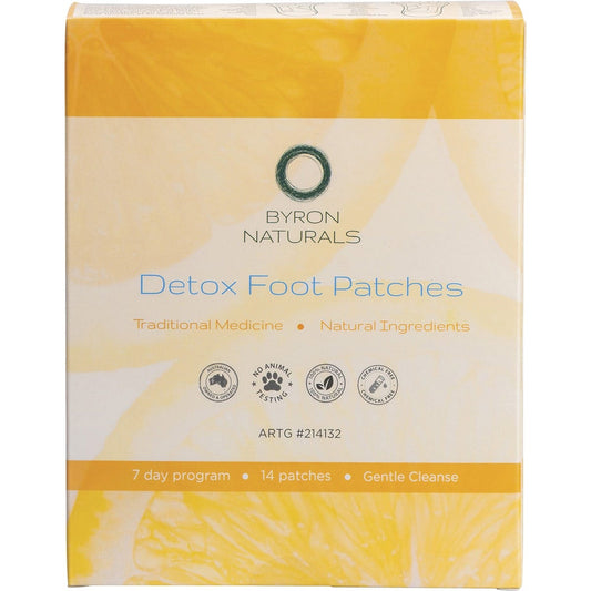 Byron Naturals- Foot Patches (Contains 14 Patches)-7 Pairs