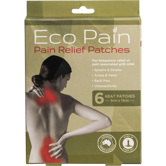 Byron Naturals- Eco Pain Heat Patches-6pk