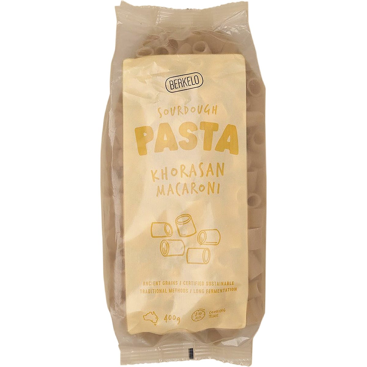 Berkelo- Sourdough Pasta Khorasan Macaroni-400g