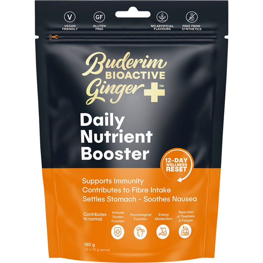 Buderim Ginger- Bioactive + Daily Nutrient Booster-180g