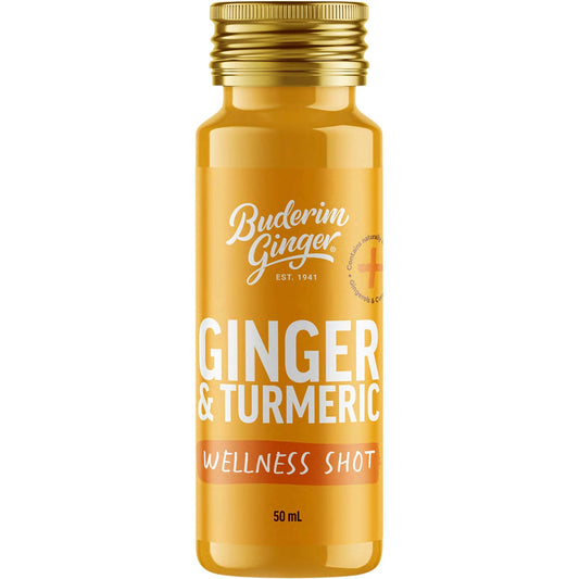 Buderim Ginger- Ginger & Turmeric Wellness Shot-10x50ml