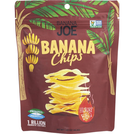 Banana Joe- Banana Chips Hickory BBQ-6x46.8g