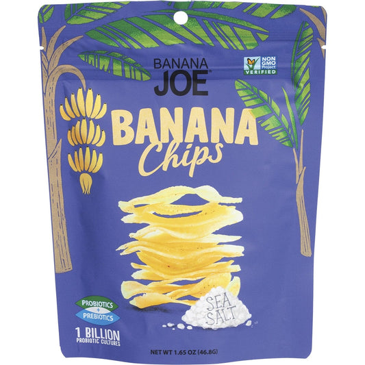 Banana Joe- Banana Chips Sea Salt-6x46.8g