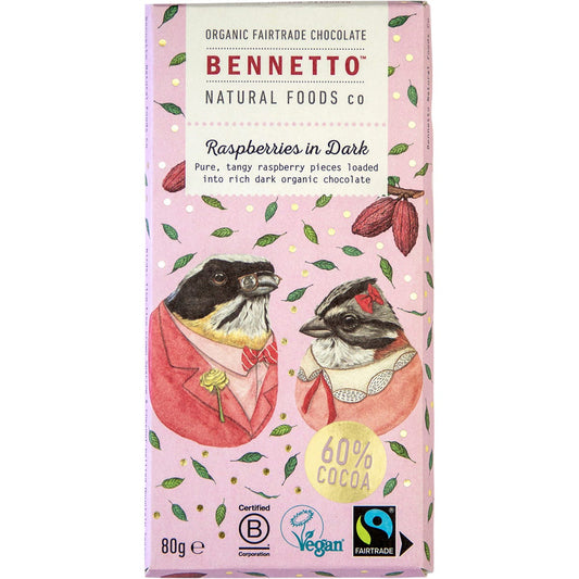 Dr Superfoods- Raspberries Organic Dark Chocolate-125g