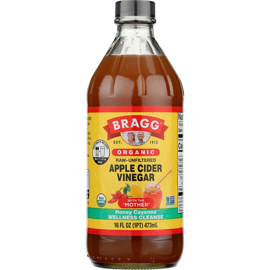 Bragg- Apple Cider Vinegar Honey Cayenne Wellness Cleanse-473ml