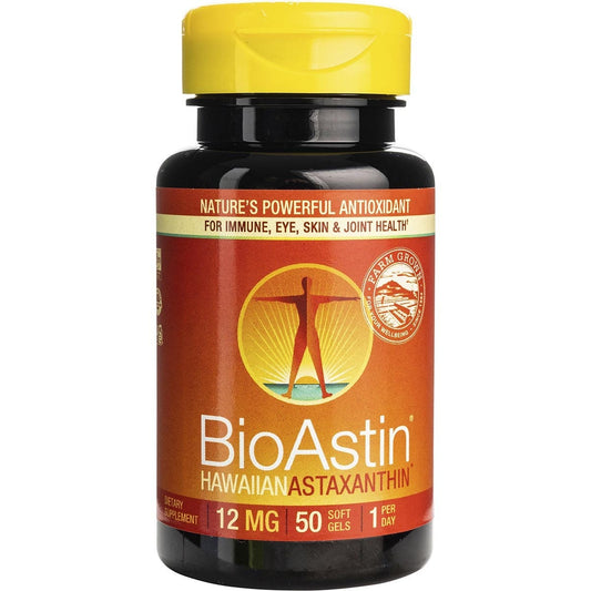 Bioastin- Hawaiian Astaxanthin Gel Caps 12mg-50 Caps