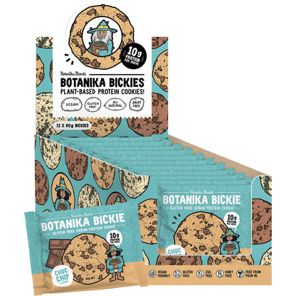 Botanika Blends- Botanika Bickie Protein Cookie Choc Chip-12x60g