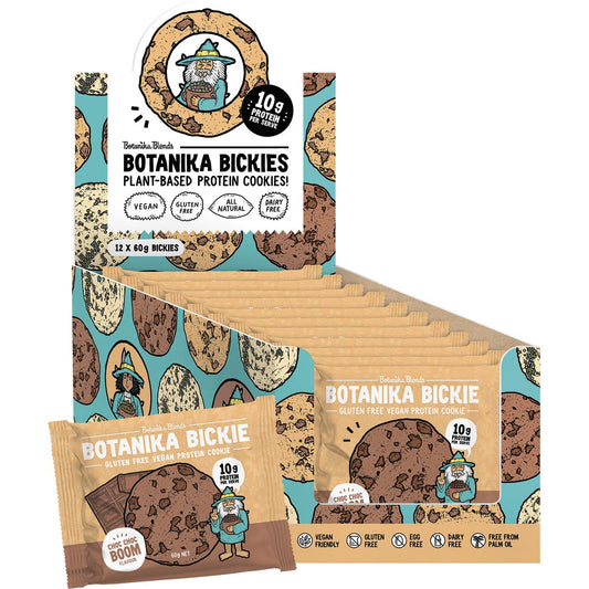 Botanika Blends- Botanika Bickie Protein Cookie Choc Choc Boom-12x60g