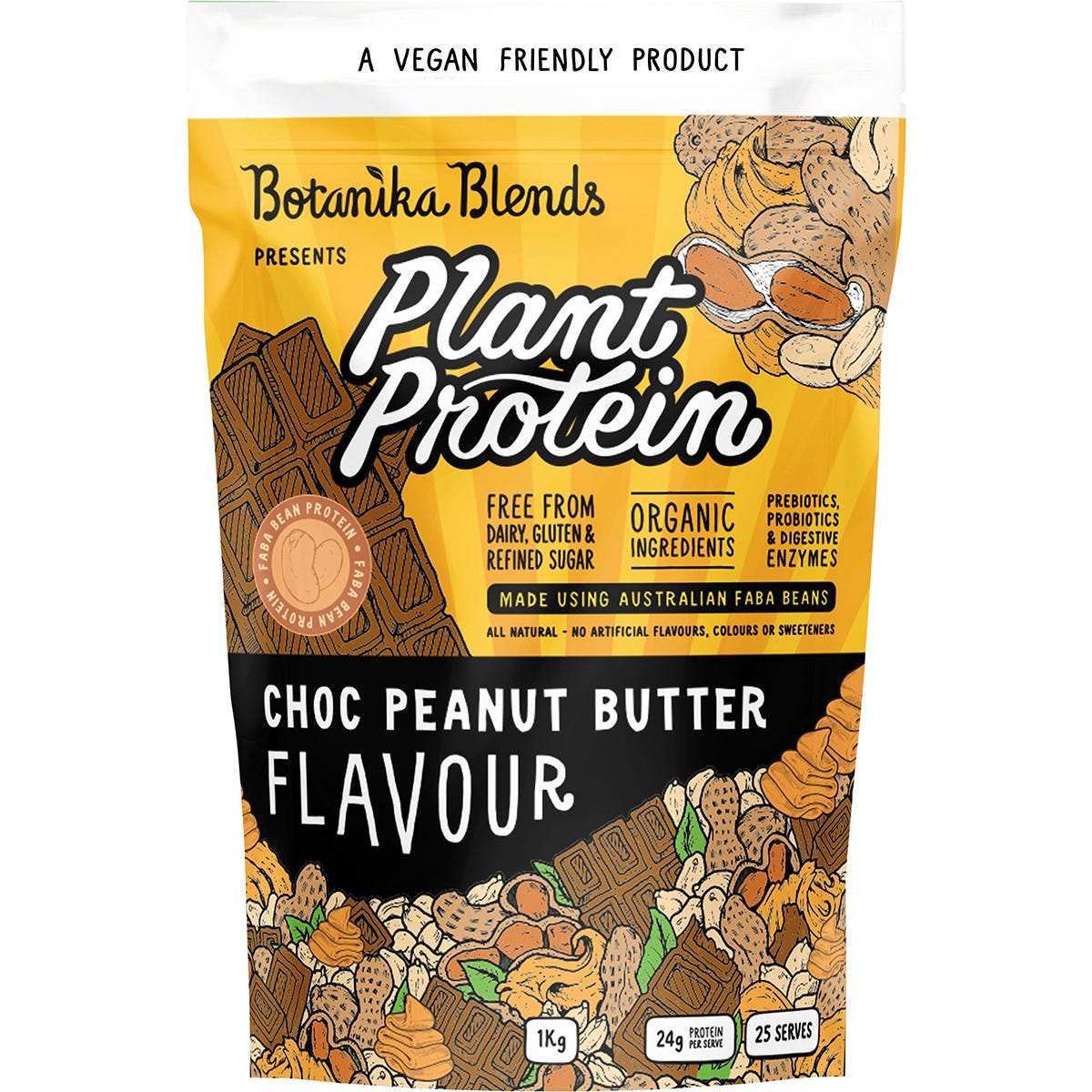 Botanika Blends- Plant Protein Choc Peanut Butter-1kg