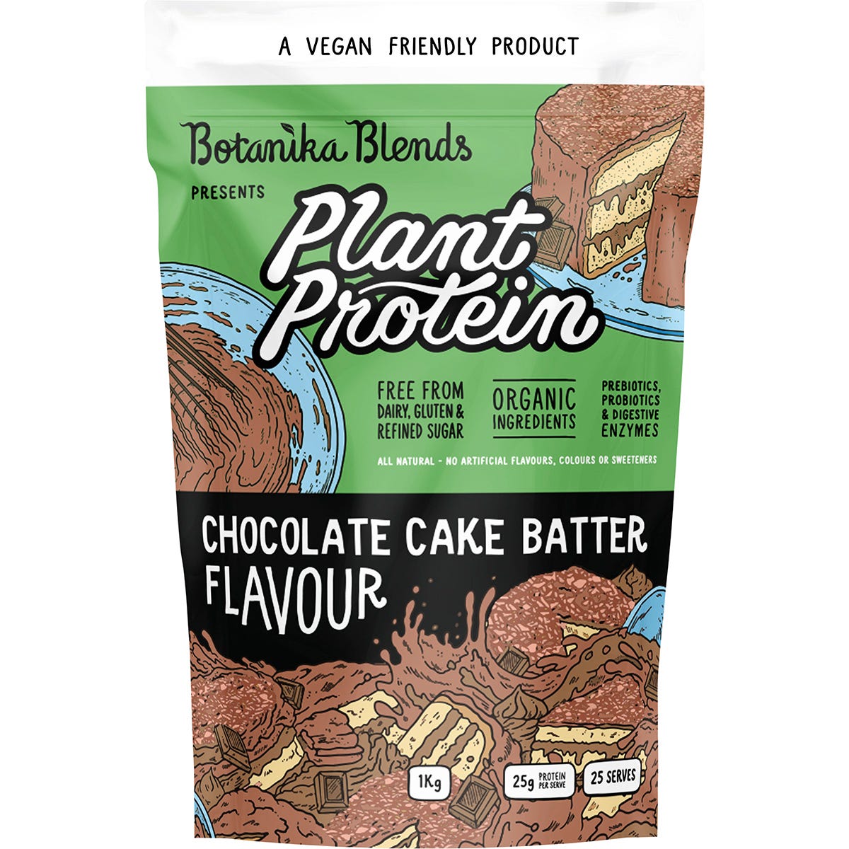 Botanika Blends- Plant Protein Chocolate Cake Batter-1kg