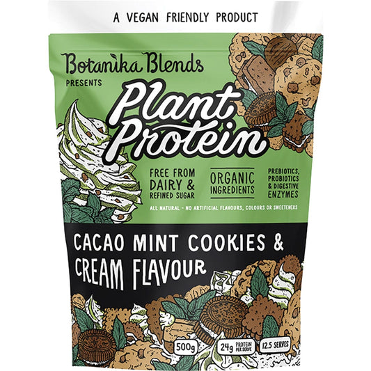 Botanika Blends- Plant Protein Cacao Mint Cookies & Cream-500g