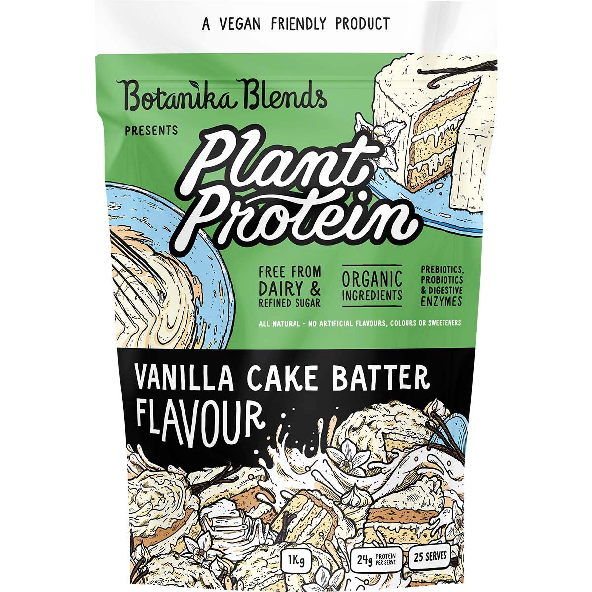 Botanika Blends- Plant Protein Custard Filled Cinnamon Donut-1kg