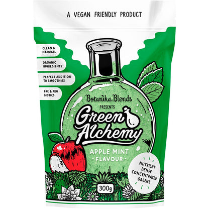 Botanika Blends- Green Alchemy Nutrient Dense Greens Apple Mint-300g