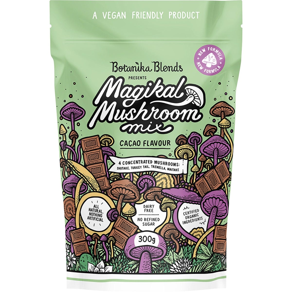 Botanika Blends- Magikal Mushroom Mix Cacao-300g