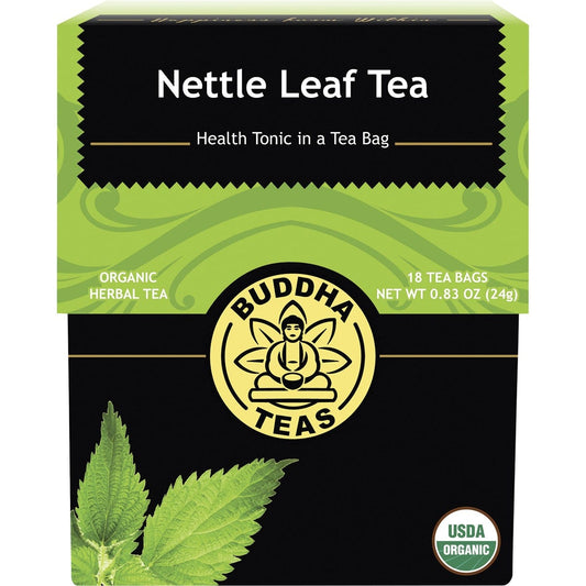 Buddha Teas- Organic Herbal Tea Bags Nettle Leaf Tea-18pk