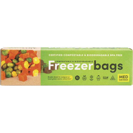 Biotuff- Compostable Freezer Bags Medium 4L-25pk