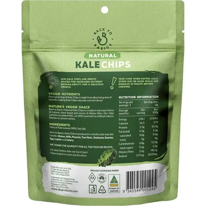 DJ&A- Back to Basics Natural Kale Chips-10x6g