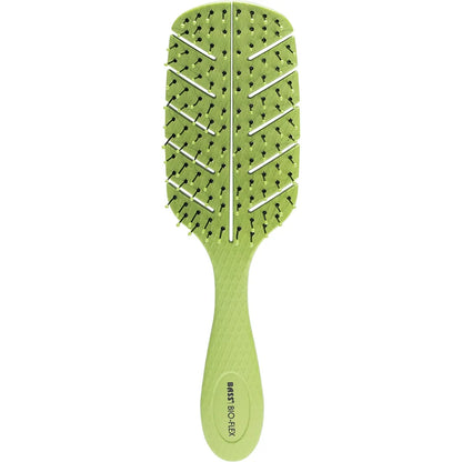 Bass- Bio-Flex Detangler Hair Brush Green
