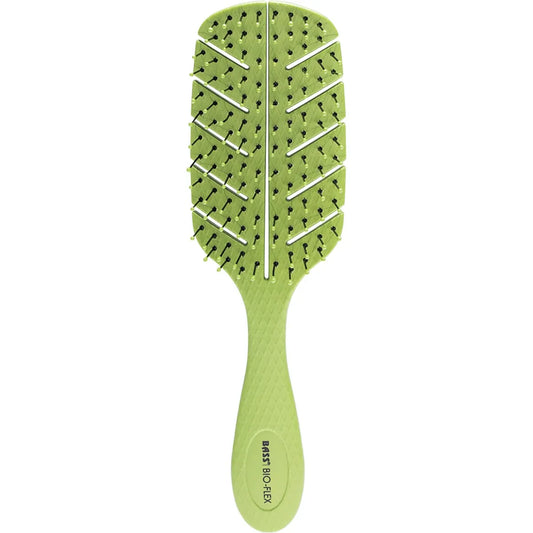 Bass- Bio-Flex Detangler Hair Brush Green
