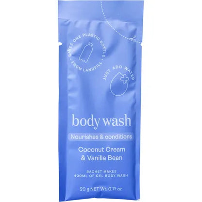 Epzen- Body Wash Refill Pack Coconut Cream & Vanilla Bean-2pk