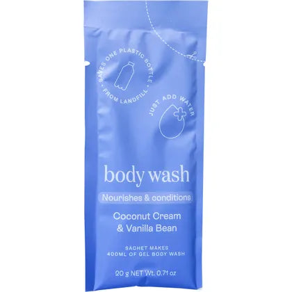 Epzen- Body Wash Refill Pack Coconut Cream & Vanilla Bean-2pk